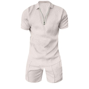 Bas quantité minimale de commande Hommes Ensembles Courts Pas Cher Hommes Respirant Personnalisé Coton Été Ensemble Court Ensemble de Qualité Premium - Product Image 1