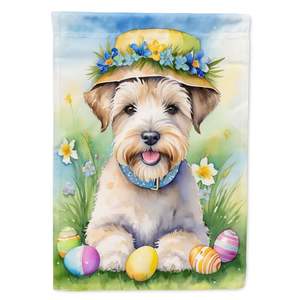 Multicolor Wheaten Terrier Easter Egg Hunt Garden Flag <b>Mailbox</b> Decorative Yard Banner for Patio Artwork for Flower Beds & Lawn - Product Image 1