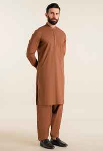Shalwar Kameez de Diseñador de Primera Calidad para Hombre, Elegante Kurta Shalwar 100% Algodón, Conjunto Indio y Pakistaní para Hombre de Talla Grande - Product Image 2