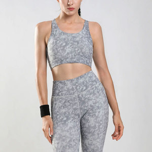 Conjunto de Yoga de 2 Piezas para Mujer, Hecho en Fábrica con Empaque Personalizado, Tela Spandex - Product Image 4