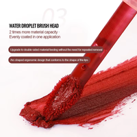 Rouge à lèvres liquide mat en velours avec vitamine E, étanche, couleur nude pour femmes, maquillage des lèvres pour usage quotidien, vente en gros sous marque privée OEM
