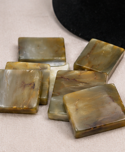 Escama de cuerno de búfalo natural para mango de cuchillo, losa de cuerno pulida hecha a mano, calidad de exportación, suministro artesanal duradero, tamaño S - Product Image 3