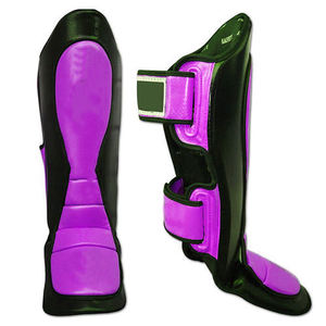 Espinilleras de MMA y Muay Thai, Protector de Piernas para Kickboxing, 100% Cuero, Cierre de Gancho y Bucle, Ligeras, Protección Profesional para Adultos - Product Image 3