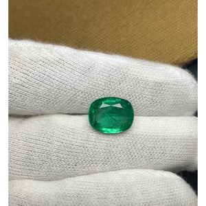 Esmeralda de Zambia de Alta Calidad, Corte Cojín, Gema Verde para Joyería, Precio al por Mayor - Product Image 1