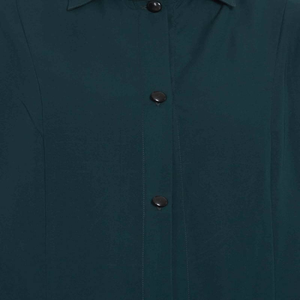 Women's Dark Green <b>Long</b> Sleeve Floor Length Abaya Modest <b>Dress</b> Round Neck Loose Fit Cotton Daily Wear Middle East Style - Product Image 5