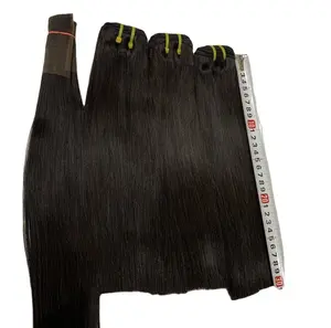 Unprocessed Wholesale Indian Virgin Hair Single Donor Remy Directly Supplier Genius Weft