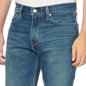 Jeans pour hommes coupe bootcut ample, style streetwear, respirant, nouveau modèle, vente en gros - Product Image 4