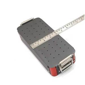 Boîte de rangement vide pour vis de traumatologie dentaire maxillo-faciale de qualité supérieure, en aluminium, kit de rangement pour instruments chirurgicaux vétérinaires en acier inoxydable, certifié CE - Product Image 4