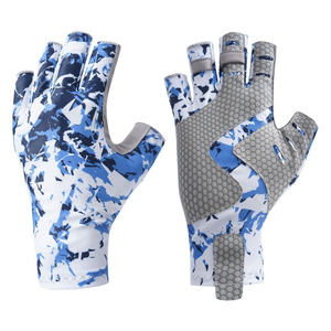 2026 Latest Style Custom Made Breathable Lightweight PU Leather Unisex Fishing <b>Gloves</b> High Quality Comfortable Fishing <b>Gloves</b> - Product Image 6