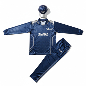 Ensemble d'uniformes de cricket professionnels personnalisés, respirants, sublimés, avec logo, nom et numéro personnalisés, équipement de match de cricket - Product Image 1