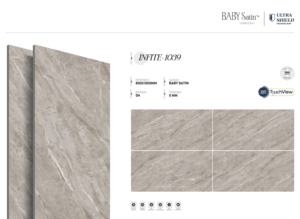 Azulejos de porcelana satinada de lujo para pisos y paredes, tamaño 800x1600, 1200x1800, 750x1500 mm, baldosas grandes para villas, hoteles y oficinas. - Product Image 5