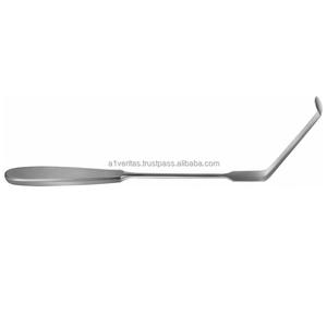 Retractor Manual Zanker A-1 VERITAS de Calidad Premium con Gancho de Mango Triangular (Uso en Dura/Skin) - Instrumento Quirúrgico Reutilizable - Product Image 5