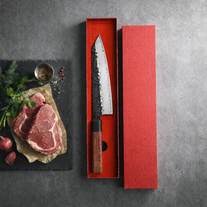 Cuchillos de Chef Premium Hechos a Mano por Edge Master Manufacture, Personalizables, Hoja de Acero al Carbono OEM, Mango de Madera, Aptos para Lavavajillas - Product Image 6