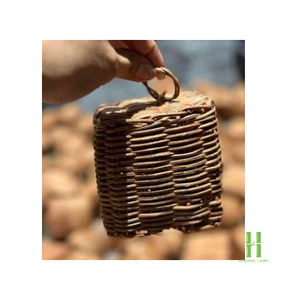 BEST SELLING Handwoven Natural Rattan Christmas Tree Ornament Rustic Holiday Hanging Decoration for Home & Christmas Decor - Product Image 3