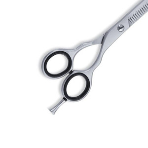 Ciseaux de coiffure professionnels en acier inoxydable approuvés CE, à lame affûtée, 32 dents, manche moyen – Instruments de coupe à usage unique - Product Image 6