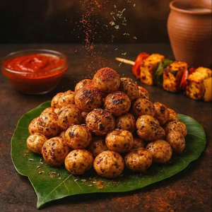 Organic Roasted Flavoured Makhana Fox Nuts Tandoori Classic Indian Spiced Healthy <b>Snack</b> Semi-Soft Texture 12 Months Shelf Life - Product Image 1