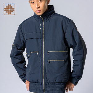 Chaqueta Acolchada de Invierno con Cuello Alto, Impermeable, Cortavientos y Transpirable, con Capucha, Diseño Italiano para Hombre - Product Image 4