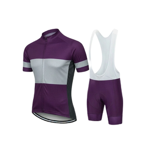Conjunto de Ropa de Ciclismo MTB Resistente para Hombre, Jersey Transpirable de Manga Corta con Pantalones Cortos con Almohadillas de Gel Antichoque, Kit de Equipo - Product Image 2