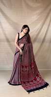 Kurta Katun Bordir Tradisional Wanita India Dengan Desain Burung Merak Untuk Pakaian Santai Semua Musim
