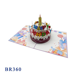 การ์ดอวยพรวันเกิดแบบ 3 มิติ หลากสีสัน ยี่ห้อ Best Price Viet Craft รุ่น Happy Birthday Cake Pop การ์ดอวยพรแฮนด์เมดสุดฮิต - Product Image 3