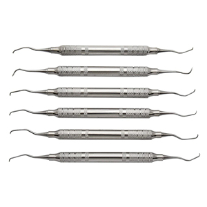 Juego de Curetas Dentales de Lujo de Calidad Premium para Limpieza de Dientes, Tipo Sickle/Langer/Periodontal/Cincel, para Implantes Dentales Manuales - Product Image 6