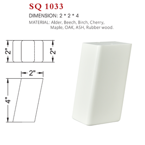 White Tapered Solid Wood Furniture <b>Legs</b> <b>Sofa</b> Cabinet Feet Replacement Minimalist Modern Durable Design - Product Image 4