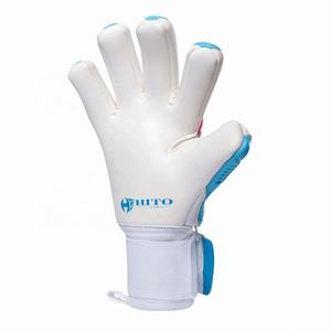 Gants de gardien de but de football personnalisés avec sublimation sur le dos et contact Letax sur la paume avant, sangle élastique intégrée - Product Image 5