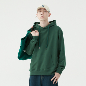 เสื้อฮู้ดดี้โอเวอร์ไซส์แบบยูนิเซ็กซ์ ผ้าฝ้ายพรีเมียมเนื้อนุ่ม สไตล์สตรีทแวร์ มีกระเป๋าจิงโจ้ รับผลิตแบบ OEM ODM - Product Image 3