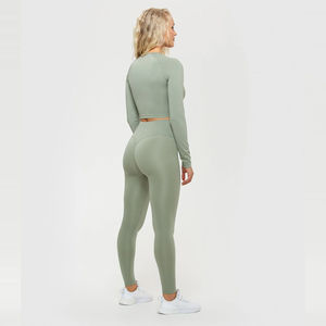 Leggings de sport taille haute pour femme, effet froncé aux fesses, écologiques, séchage rapide, respirants, pour gym, fitness, entraînement et yoga - Product Image 5