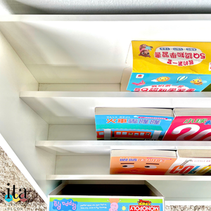 Estantería infantil tipo sling con organizador, revistero y estantería para libros infantiles. - Product Image 3