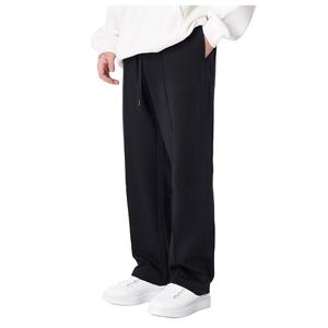 Pantalones Deportivos de Algodón de Cintura Alta y Corte Holgado con Logotipo Personalizado para Hombre, Pantalones Deportivos con Logotipo Estampado para Hombre - Product Image 3