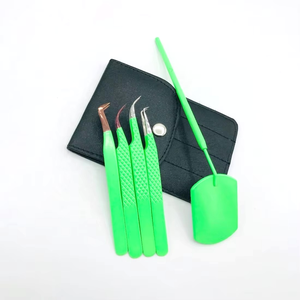ชุดแหนบต่อขนตาสแตนเลส DANTRIC IMPLANTS BX-452 พร้อมไม้พาย เครื่องมือความแม่นยำสูงสำหรับการตกแต่งคิ้ว ทนทาน ขนาด 10 มม. ผิวเรียบเนียน - Product Image 6