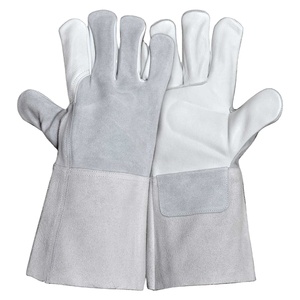 Gants de soudage TIG en cuir de vachette de haute qualité, résistants à la chaleur et aux étincelles, protection des mains pour la construction, gants de sécurité pour la lutte contre les incendies - Product Image 1