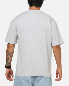Produits les plus vendus au Pakistan T-shirt en coton gris uni surdimensionné avec design sublimé Nouvelle mode T-shirt léger pour homme - Product Image 2