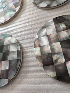 Exquisito Posavasos Artesanal Personalizado Clásico y Ecológico con Mosaico de Piedras para Decoración de Mesa - Product Image 3