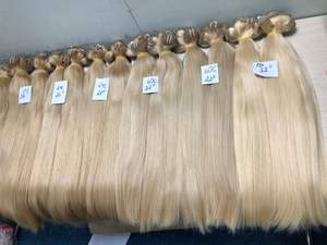 เทปติดผมสีดําและสีบลอนด์ธรรมชาติคุณภาพดึงซุปเปอร์คู่ในผมเวียดนาม 100% มันเนียนมากและเรียบเนียน - Product Image 6