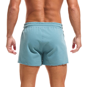 Nouveauté : Shorts en polaire pour homme, personnalisables avec logo OEM, couleur unie, séchage rapide, écologiques, faciles à porter. - Product Image 2