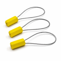 Sceau de câble haute sécurité YuShengDa YSD-006 pour conteneurs, remorques, citernes, navires, avec verrou hexagonal 26.5x14x12mm, Shandong
