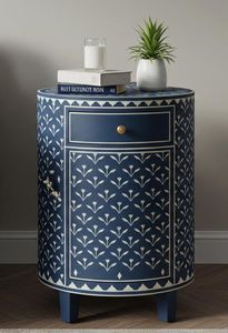 Mesa Auxiliar Personalizable Hecha a Mano con Incrustaciones de Hueso, Pieza Decorativa para el Hogar, Decoración de Interiores de Lujo, Artesanía Moderna, Regalo - Product Image 6