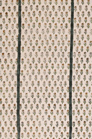 Tapis Dhurrie en coton vert imprimé au bloc, antidérapant, fait main, lavable, à tissage plat, pour salon, chambre et zone de prière