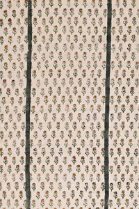 Green Cotton Block Printed Anti Slip Handmade Washable <b>Flat</b> Weave Dhurrie <b>Rug</b> for Living Room Bedroom Prayer Area - Product Image 4