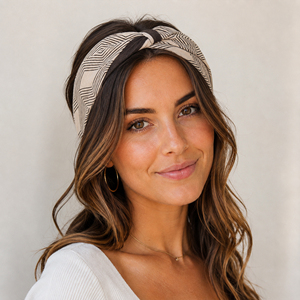 Craftjaipur High Quality Skin-Friendly Multifunctional Hand Block Print Geometric Pattern Cotton Bandana <b>Square</b> <b>Scarf</b> Casual - Product Image 1