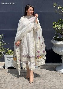 Elegant Women <b>Mint</b> Green Embroidered Salwar Kameez Traditional <b>Dress</b> Floor-Length Loose Fit For Wedding All Seasons - Product Image 6