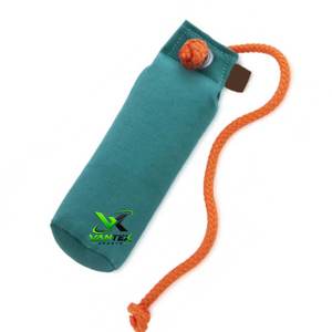 VANTEX SPORTS Fausse-vieuse d'entraînement légère et simple en toile rouge pour chiens et chats avec poignée en corde orange, jouet réutilisable pour animaux de compagnie toutes saisons - Product Image 5