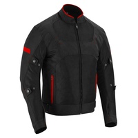 Certifié CE Veste de moto d'été mince pour hommes Fermeture à glissière imperméable avec col montant Installation rembourrée pour l'équitation