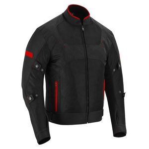 Certifié CE Veste de moto d'été mince pour hommes Fermeture à glissière imperméable avec col montant Installation rembourrée pour l'équitation - Product Image 3