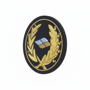 Parches Bordados a Mano Personalizados OEM ODM con Hilo Metálico para Uniformes de Ceremonia - Product Image 5