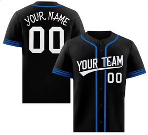 Maillot de baseball sportif 100 % polyester, fabriqué au Pakistan, design vintage par sublimation, OEM / Design personnalisé, maillot de baseball tendance - Product Image 6