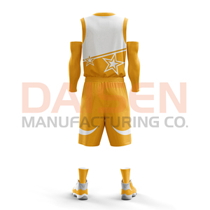 Ensemble d'uniformes de basketball personnalisés de qualité supérieure, vêtements de sport respirants pour l'été, maillot et short imprimés avec le nom et le logo de l'équipe - Product Image 6