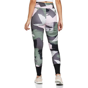 Leggings Deportivos de Cintura Alta para Mujer, Diseño Personalizado, Sin Costuras, Ecológicos, Antibacterianos, Transpirables, Sublimados, 240g - Product Image 2